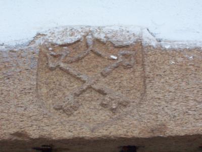 Símbolo religioso de las LLaves Cruzadas.