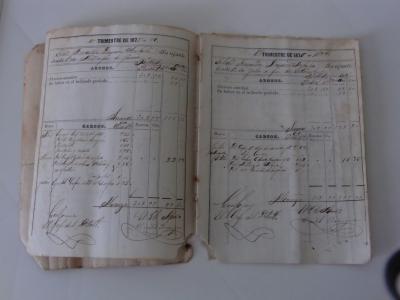 Libreta de ajustes de un soldado salvaterreño en la Guerra de Cuba. 1877